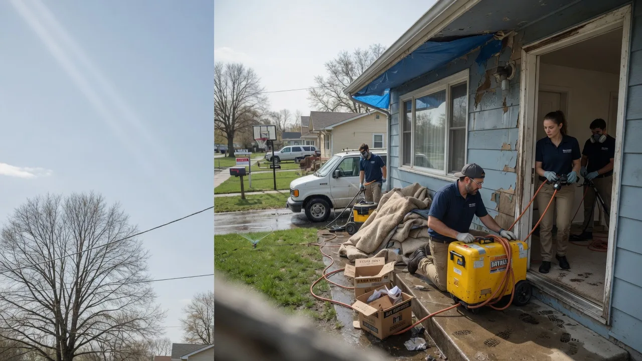 Basement Flood Cleanup in Green Valley, WI near me